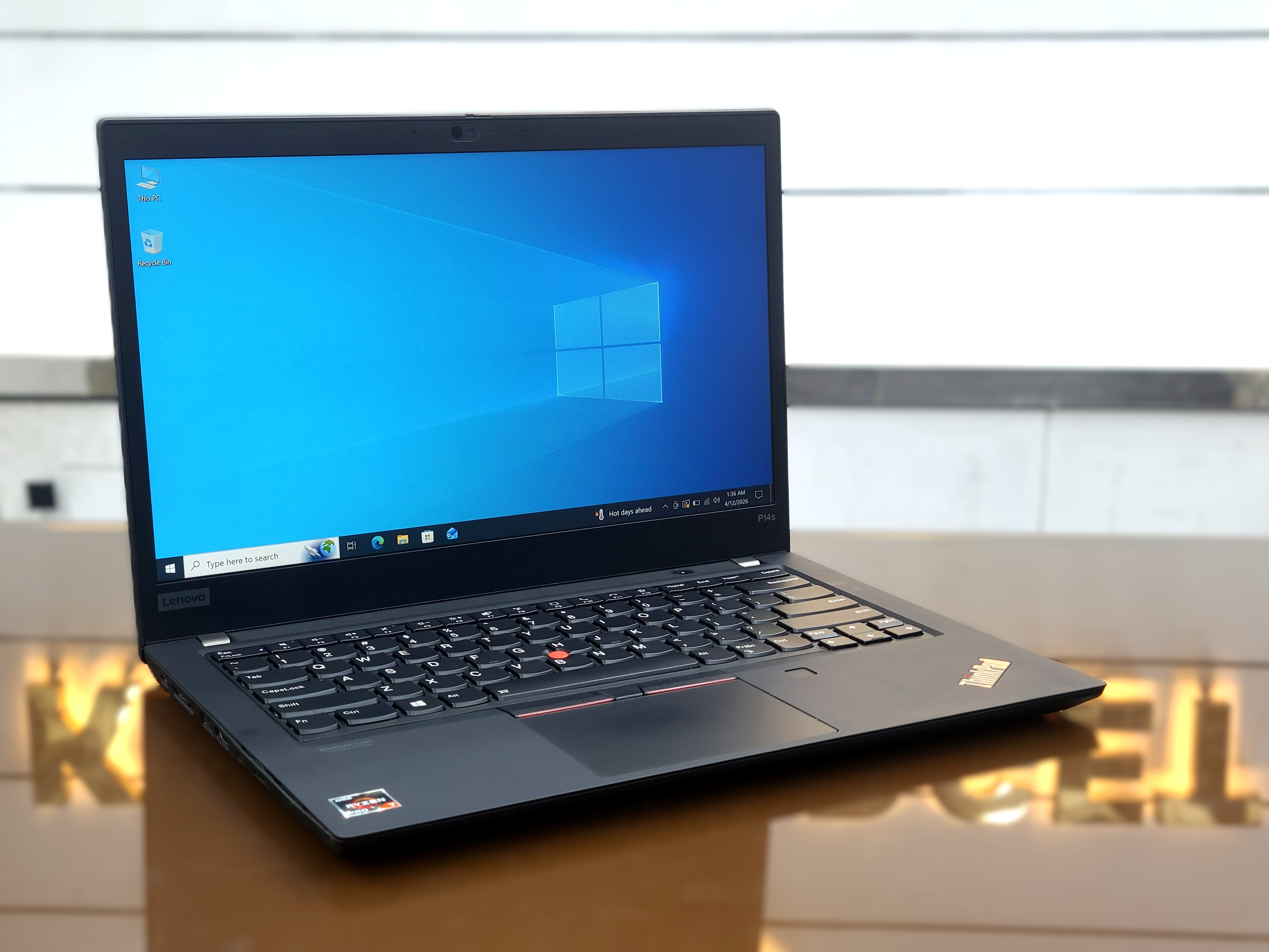 Lenovo ThinkPad P14s| Ryzen 7 Pro-4750U| 2GB GFX| RAM-16GB| SSD-256GB