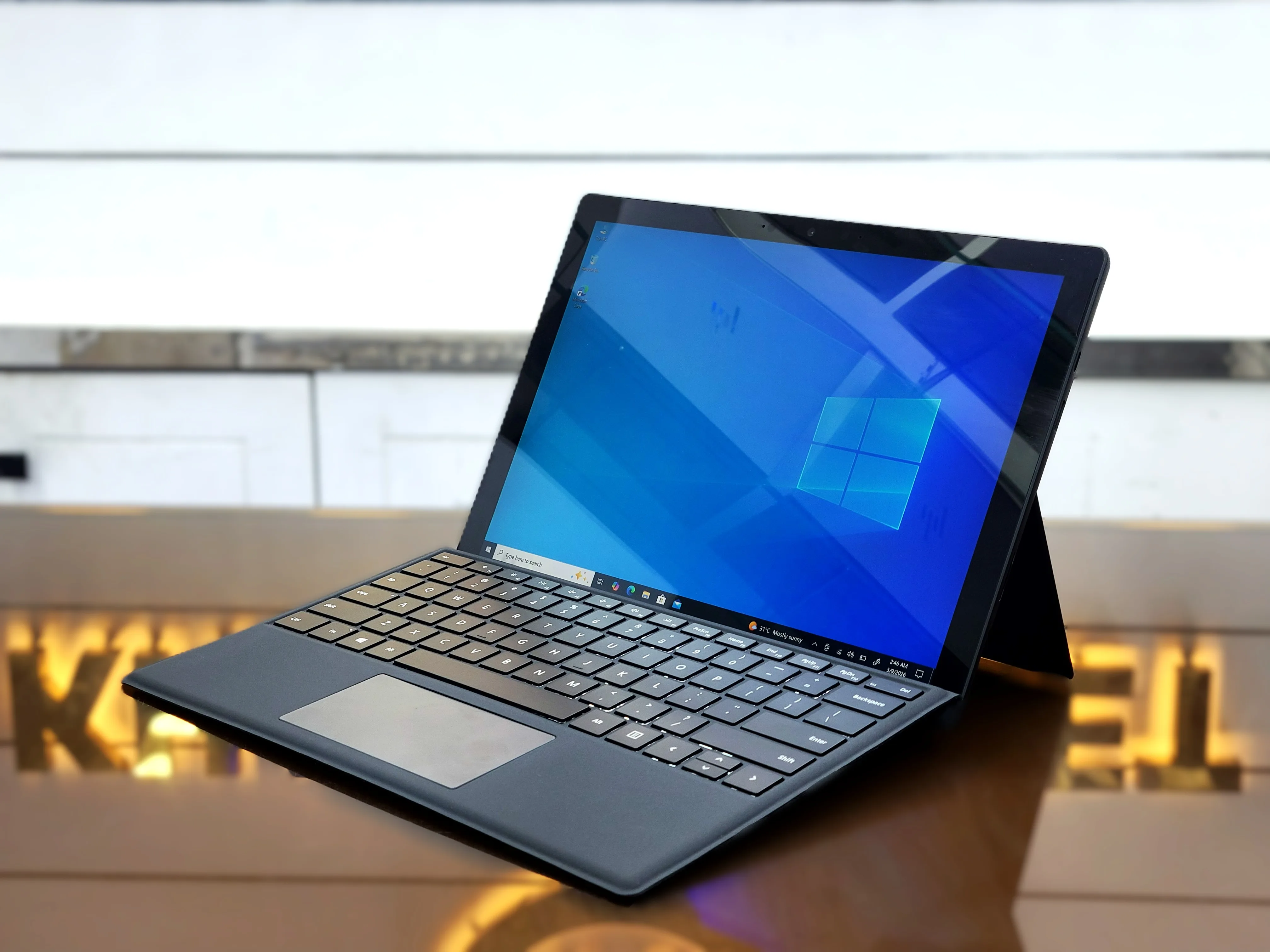 Microsoft Surface Pro 7+ Black Core i7-1165G7 16GB RAM 256GB SSD 12.3" QHD Glass Touch Display with Surface Detachable Keyboard Laptop