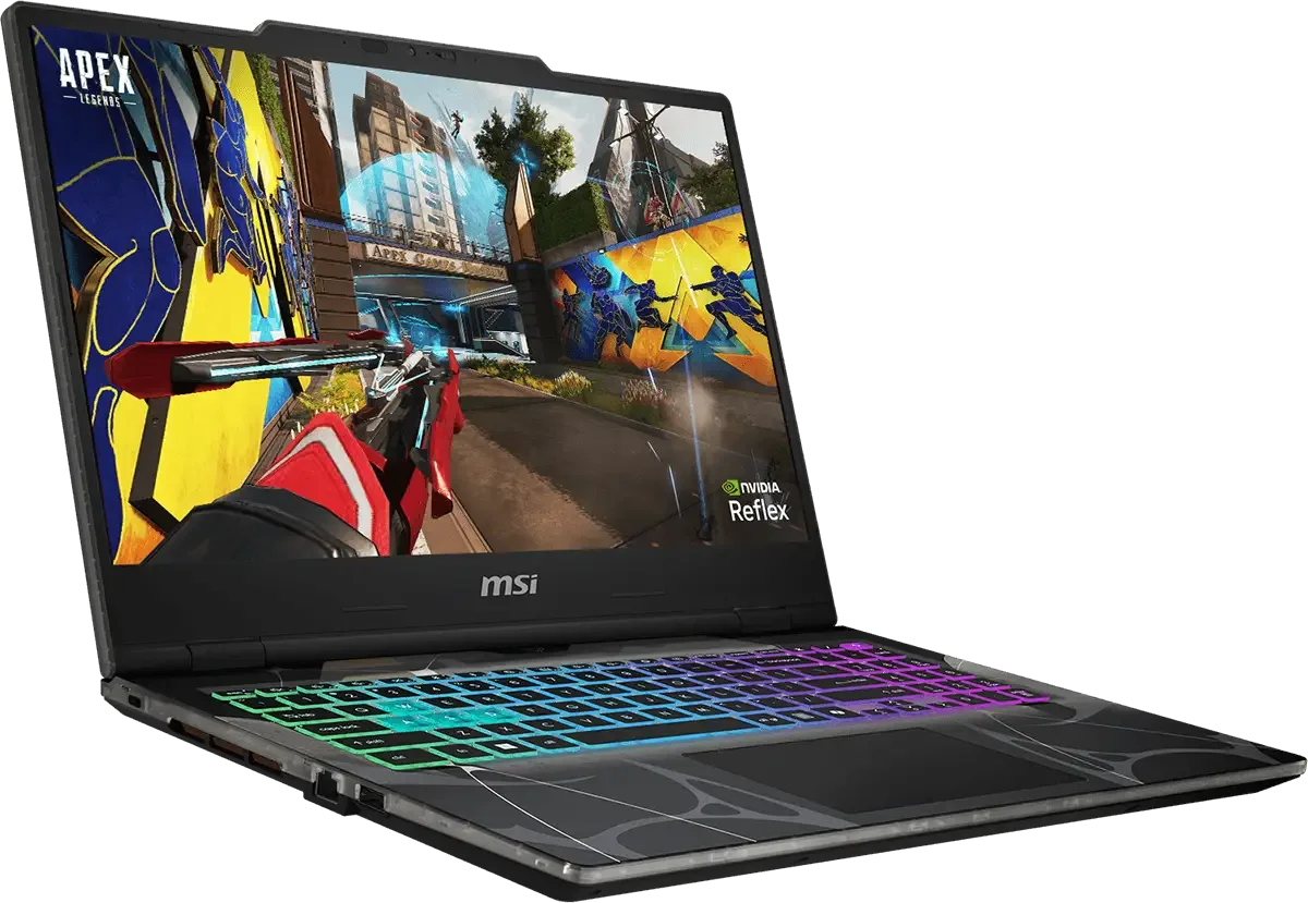 MSI Cyborg 15 B2RWFKG-071US Core 7 240H (15th Gen) 16GB RAM NVIDIA RTX 5060 With 8GB DDR7 Graphics 15.6" FHD 144Hz Display Gaming Laptop