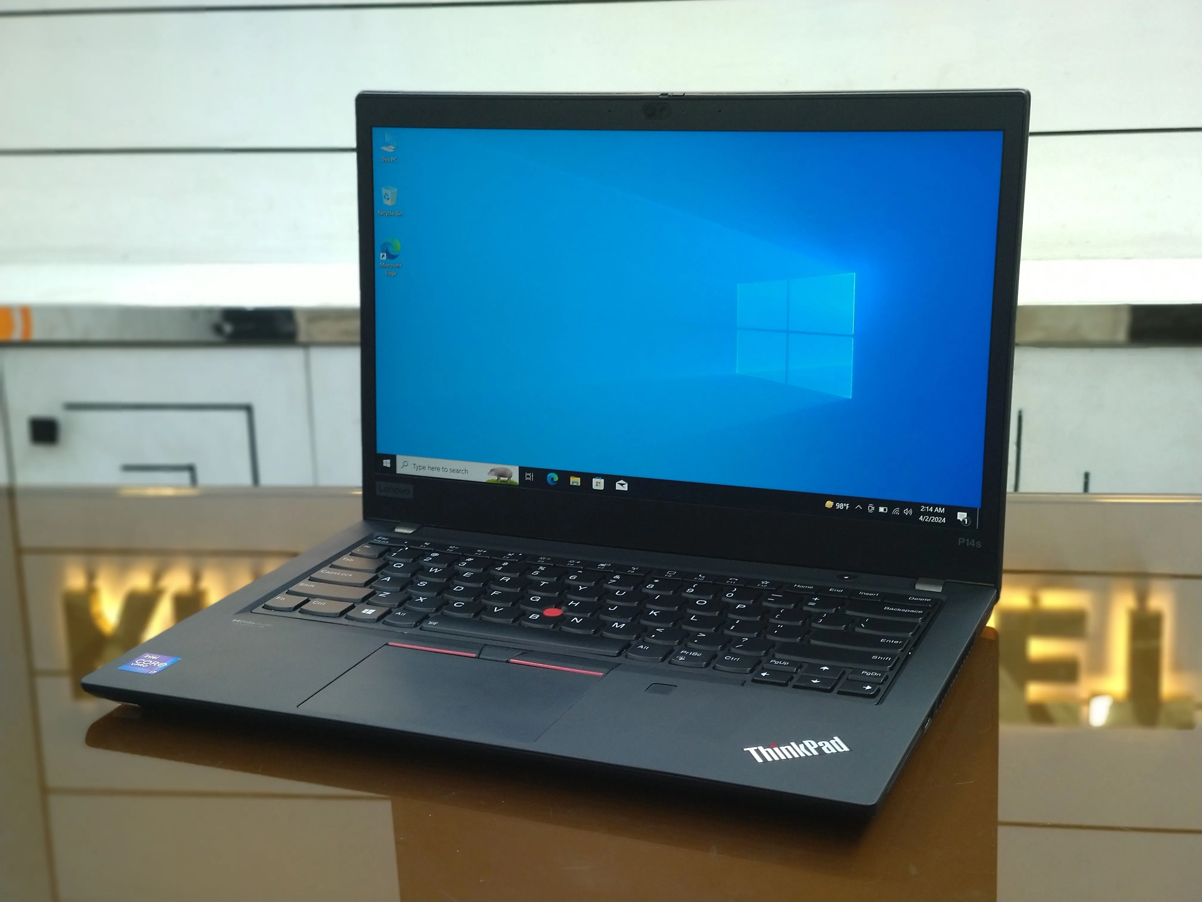 Lenovo ThinkPad P14s Gen 2 Core i7-1165G7 NVIDIA T500 With 4GB DDR6 Graphics 512GB SSD 16GB RAM 14" FHD Touchscreen Display Mobile Workstation Laptop