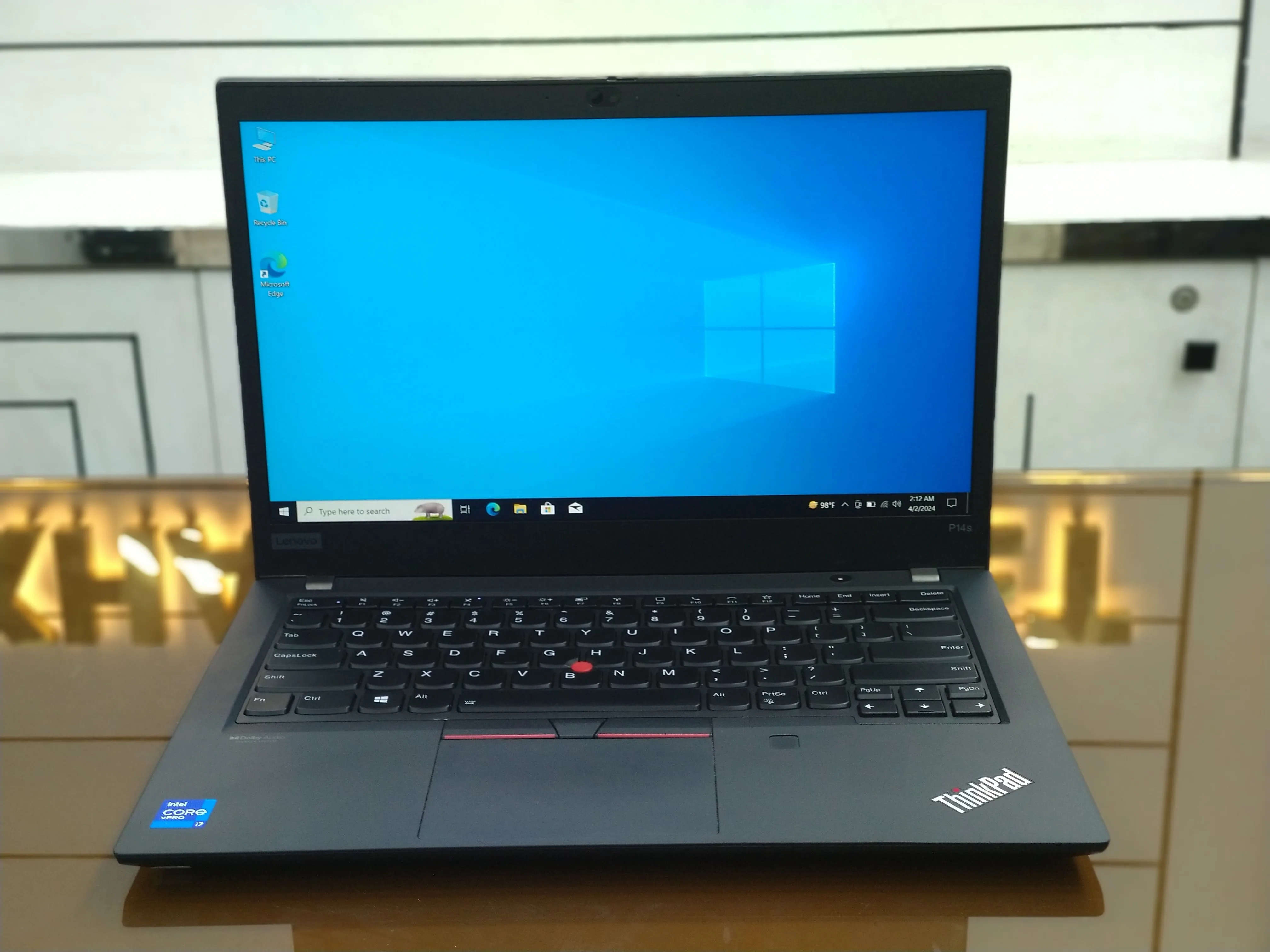 Lenovo ThinkPad P14s Gen 2 Core i7-1165G7 NVIDIA T500 With 4GB DDR6 Graphics 512GB SSD 16GB RAM 14" FHD Touchscreen Display Mobile Workstation Laptop