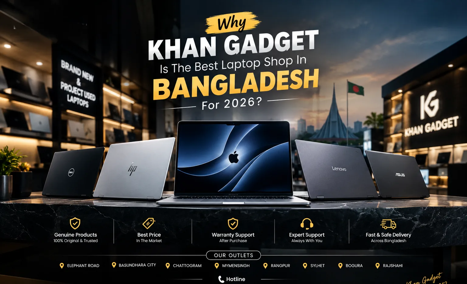 Why Khan Gadget Is The Best Laptop Shop In Bangladesh For 2026