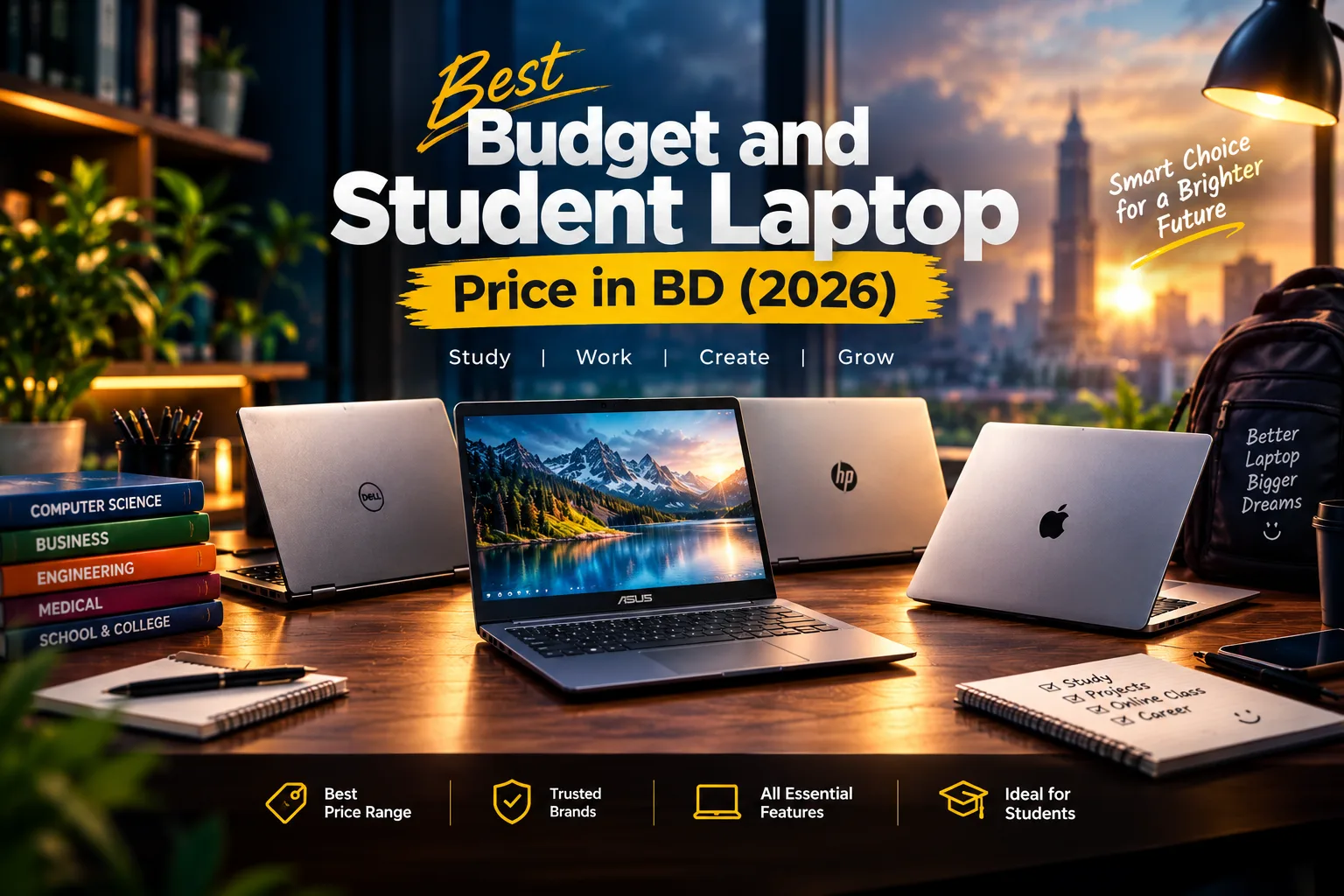 Best Budget And Student Laptop Price In BD 2026