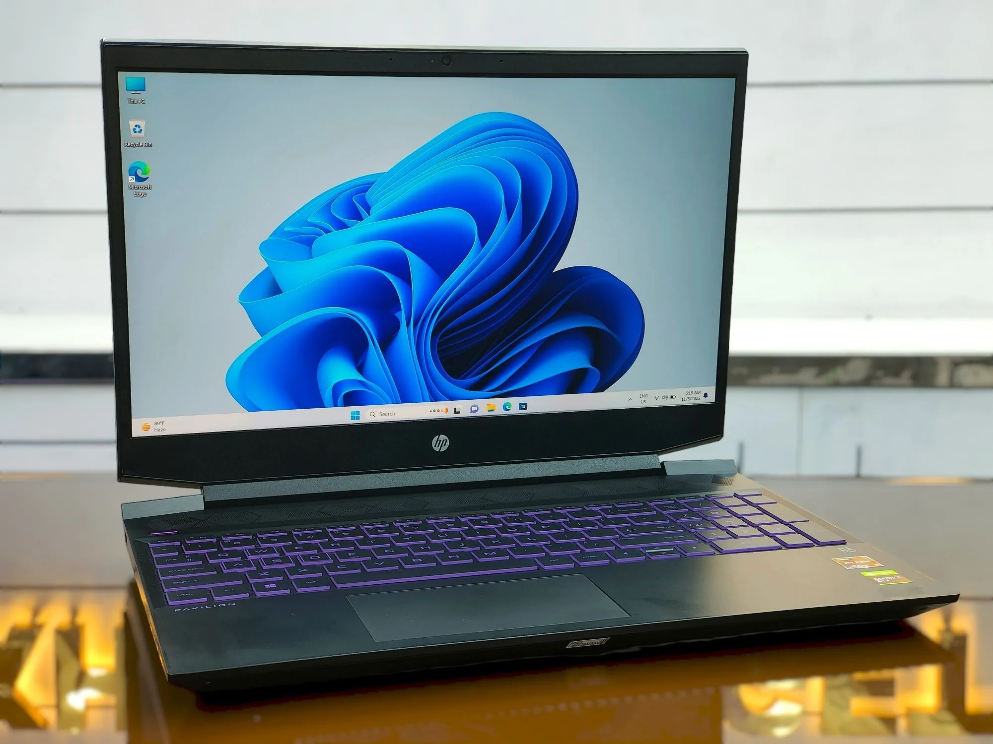 HP Pavilion Gaming 15-ec1000nx Ryzen 5-4600H NVIDIA GTX 1650 With 4GB DDR6 Graphics 1TB HDD 128GB SSD 15.6" FHD Display Gaming Laptop