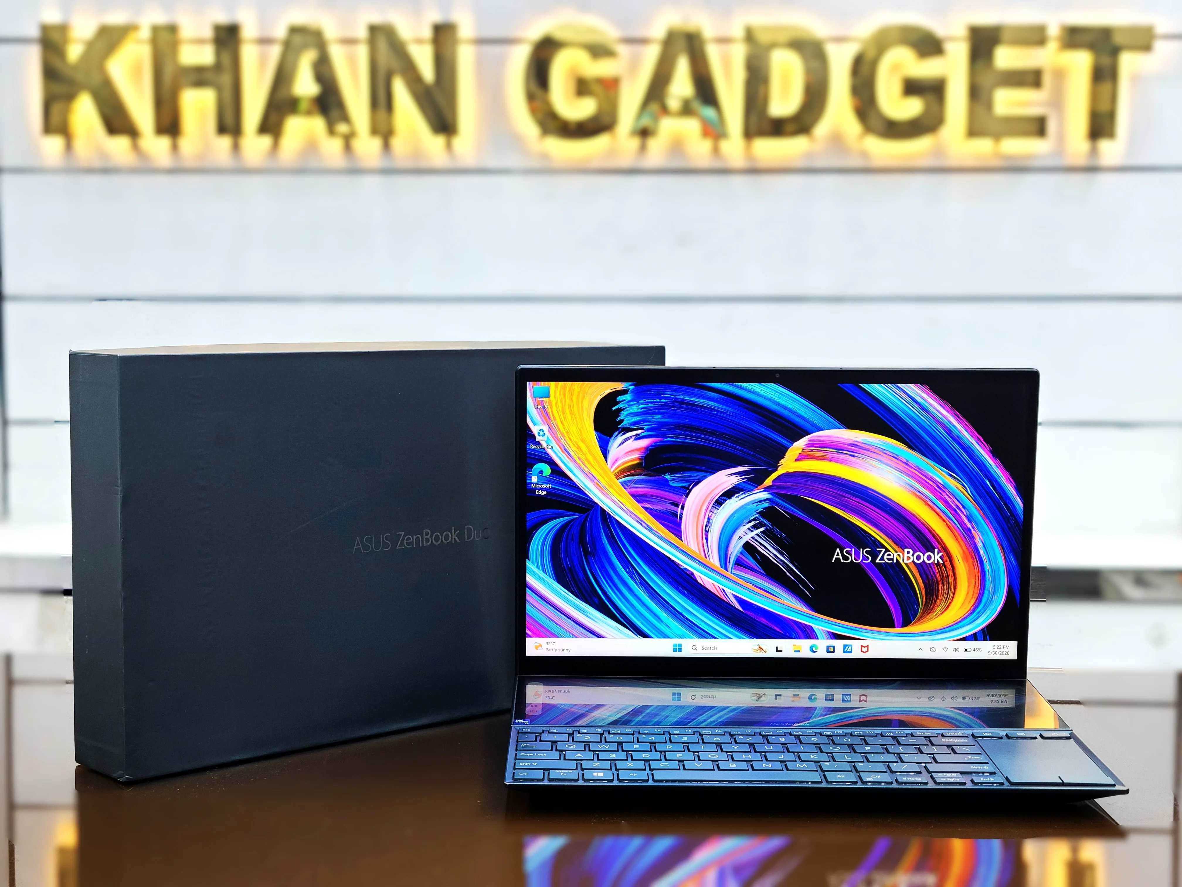 ASUS ZenBook Duo 14 UX482EAR Core i7-1195G7 16GB RAM 512GB SSD 14" FHD Touch Dual-Screen Laptop