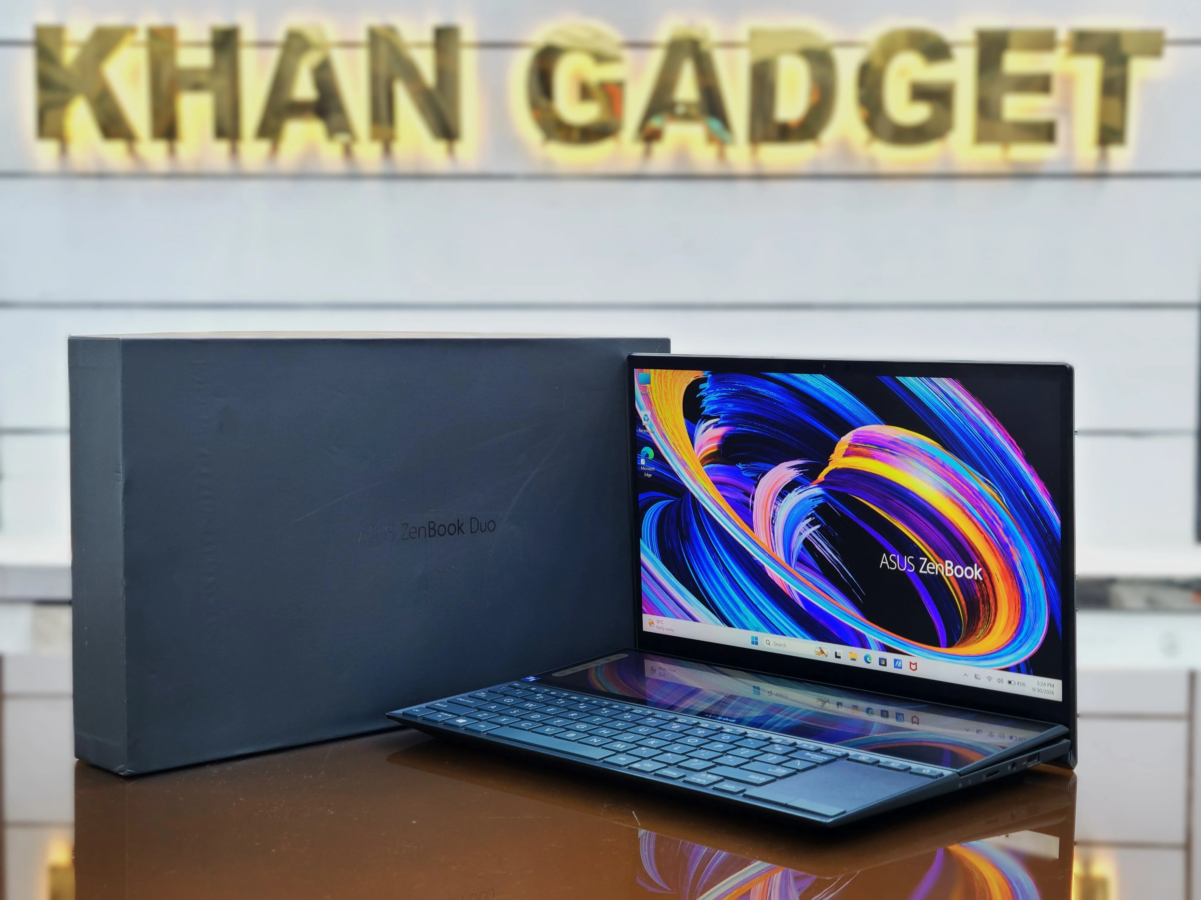 ASUS ZenBook Duo 14 UX482EAR Core i7-1195G7 16GB RAM 512GB SSD 14" FHD Touch Dual-Screen Laptop