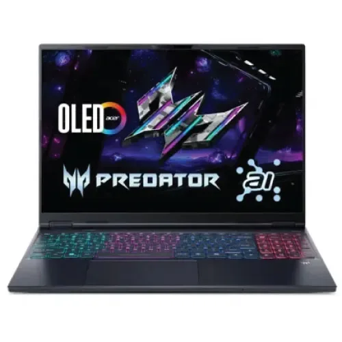 Acer Predator Helios Neo 16S AI PHN16S-71-91AW Core Ultra 9 275HX NVIDIA RTX 5060 With 8GB DDR7 1TB SSD 16GB RAM 16"QHD OLED Display Intact Gaming Laptop With RGB-backlight keyboard & NPU