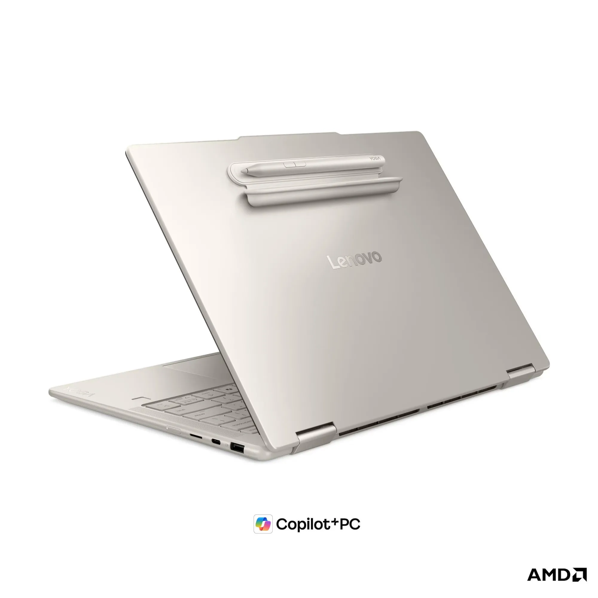 Lenovo Yoga 7 (2-in-1) 14AGP11 Ryzen AI 5 430 512GB SSD 16GB RAM 14" FHD+ Galss Touch OLED Panel Display Intact Laptop With Lenovo Yoga Pen Gen 2 With Case (Seashell) & NPU