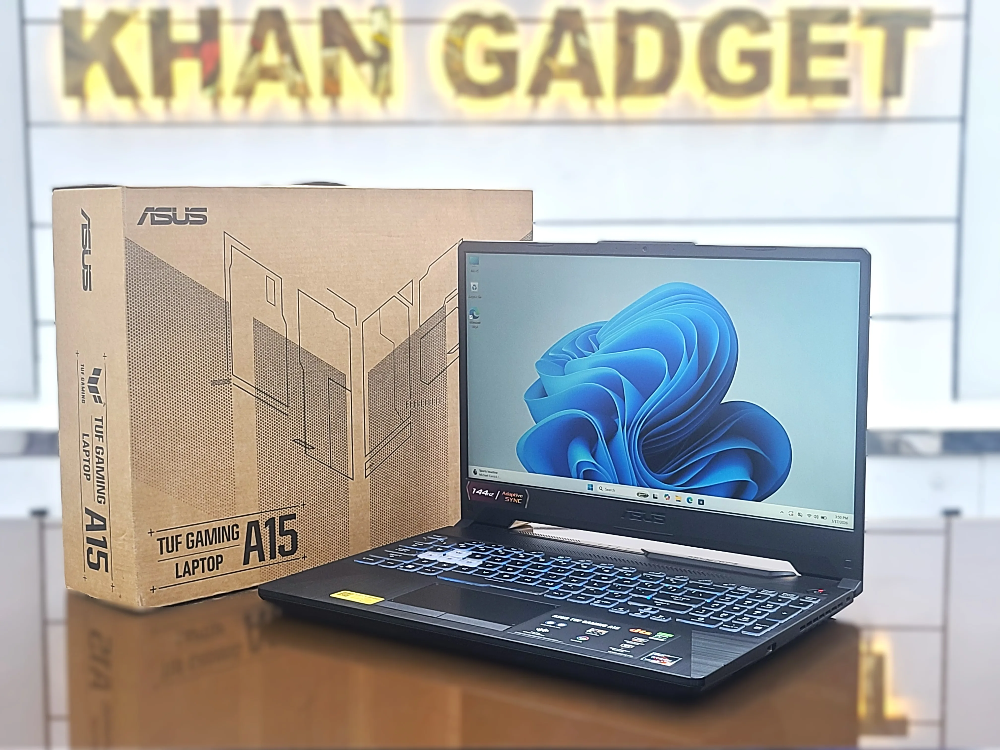 ASUS TUF Gaming A15 FA506NFR Ryzen 7-7435HS NVIDIA RTX 2050 With 4GB DDR6 (70W) Graphics 512GB SSD 15.6"FHD Display Laptop With RGB Keyboard & Full Box