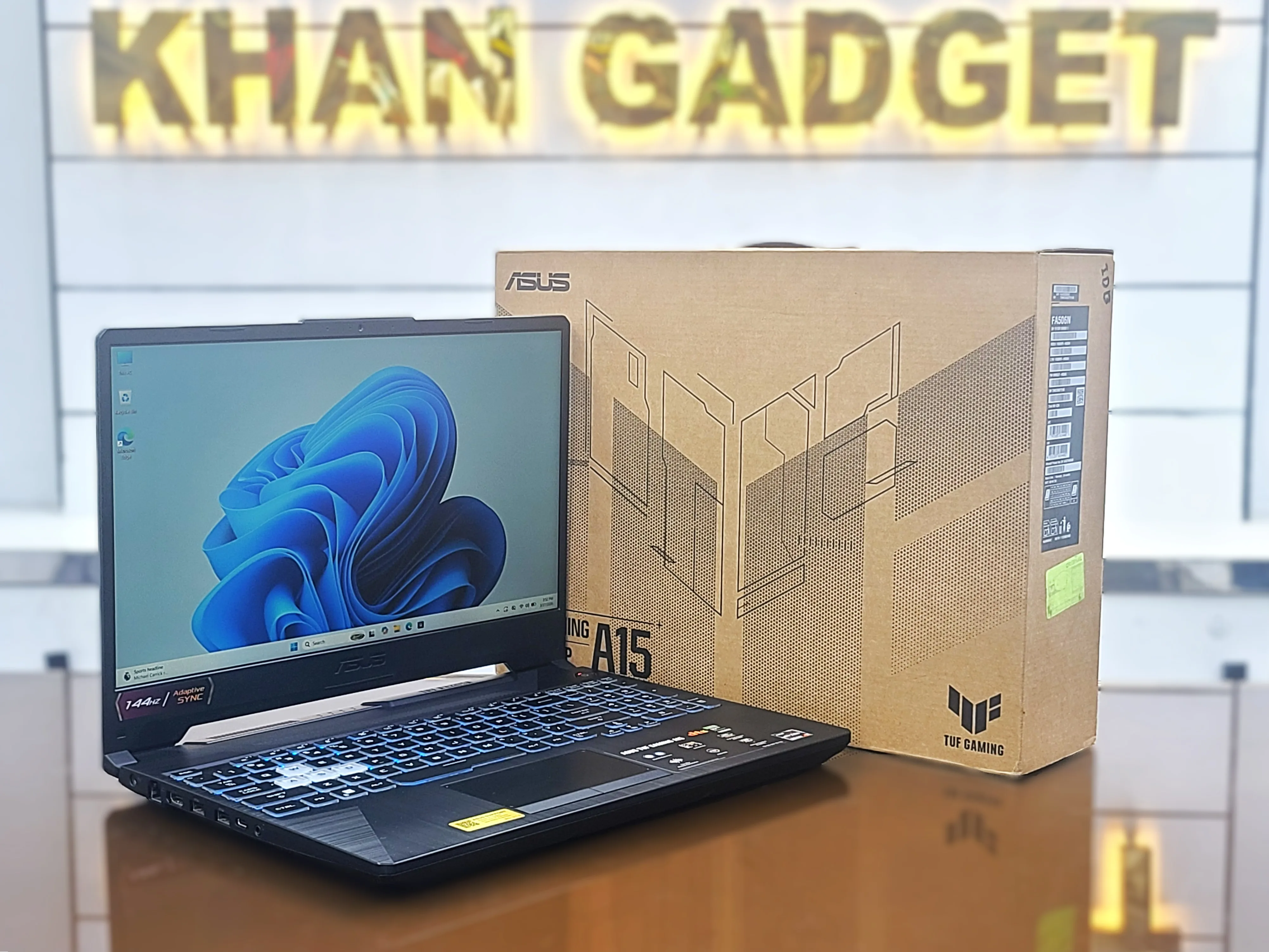 ASUS TUF Gaming A15 FA506NFR Ryzen 7-7435HS NVIDIA RTX 2050 With 4GB DDR6 (70W) Graphics 512GB SSD 15.6"FHD Display Laptop With RGB Keyboard & Full Box